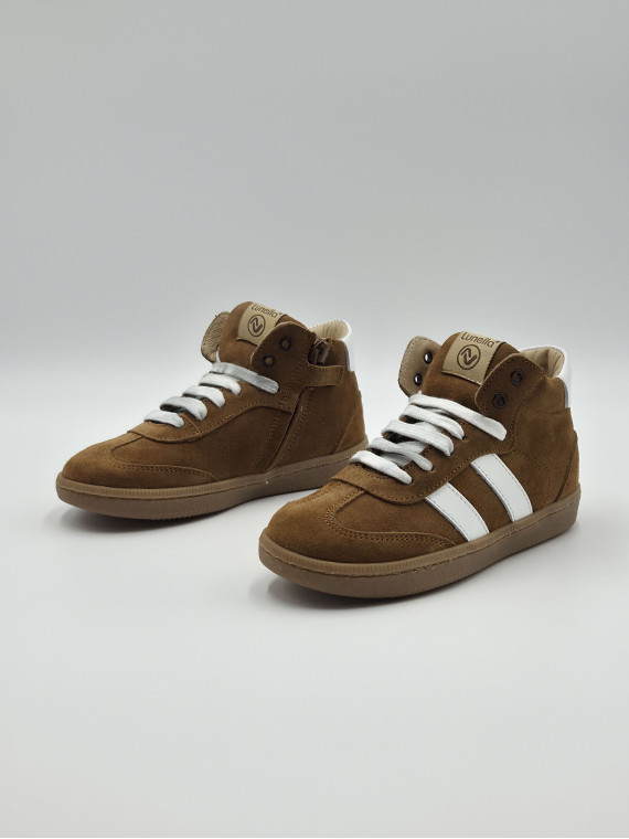 25357 zip velours cognac