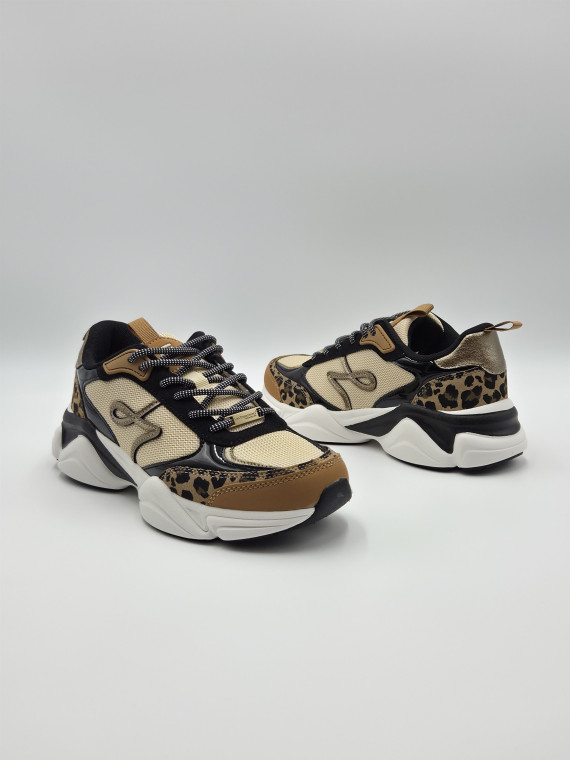 arya textile leopard multi