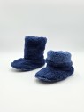 cozy textile bleu