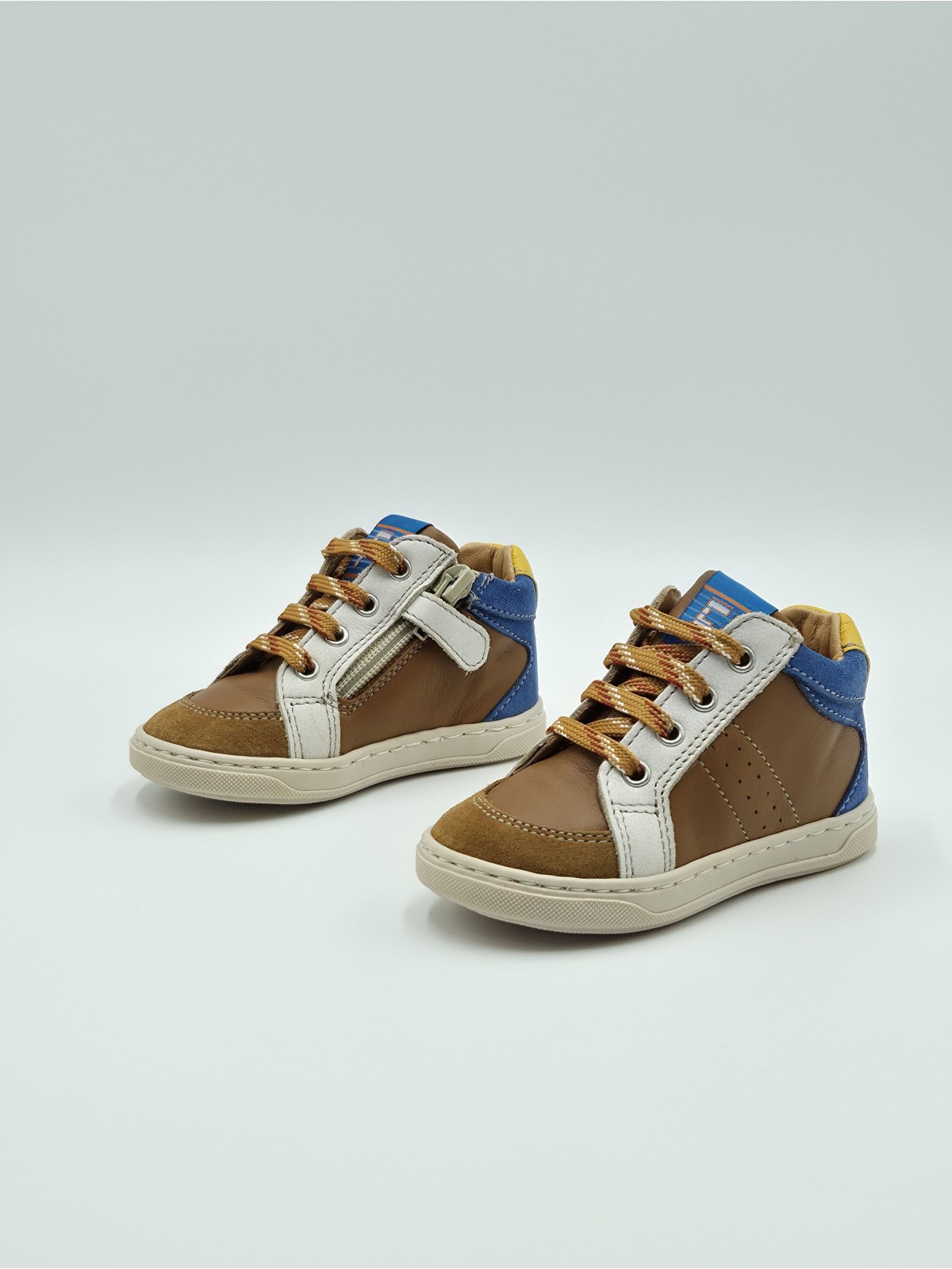 7037 cuir cuir/bleu