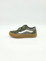 old skool v. nubuck/textile green