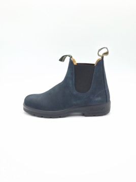 classic chelsea boot nubuck navy