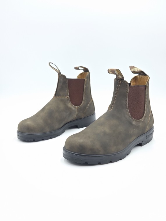 classic chelsea boot cuir marron