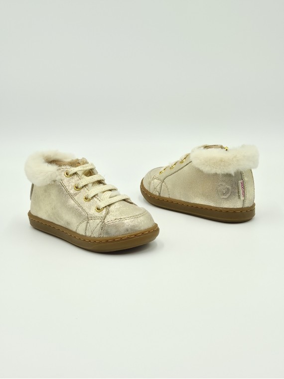 bouba zip hair mini cloud beige-platine