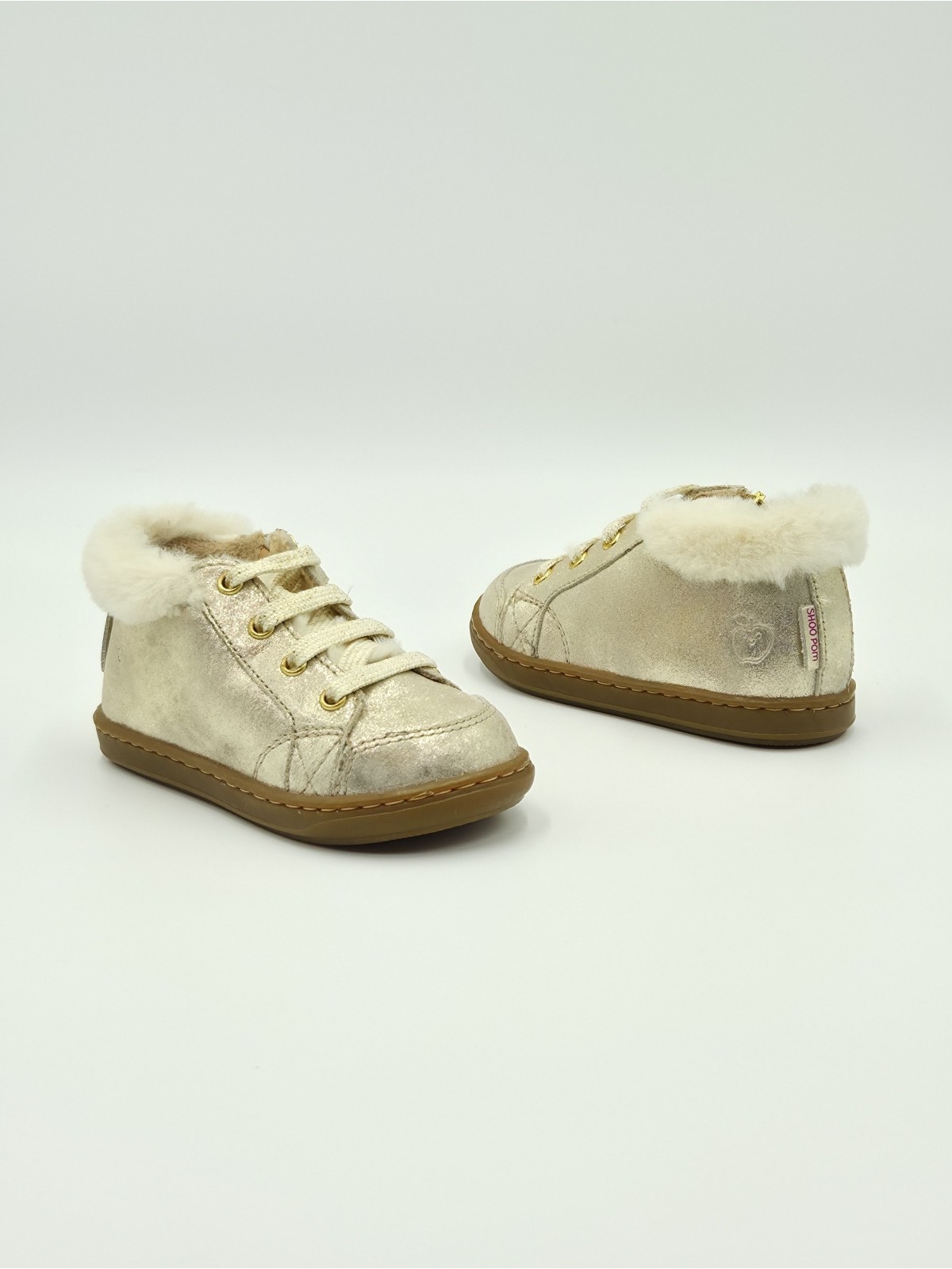 bouba zip hair mini cloud beige-platine