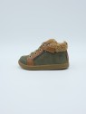 bouba zip wool nubuck kaki-dk camel