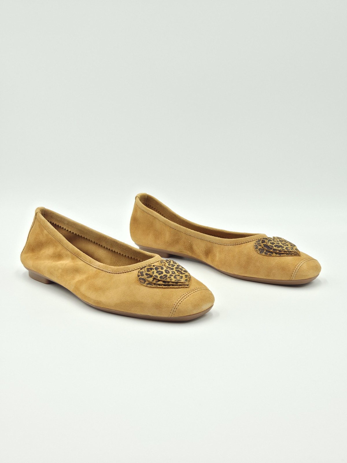 holove cuir velours/mini leo camel