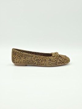 hindi cuir velours mini leo camel