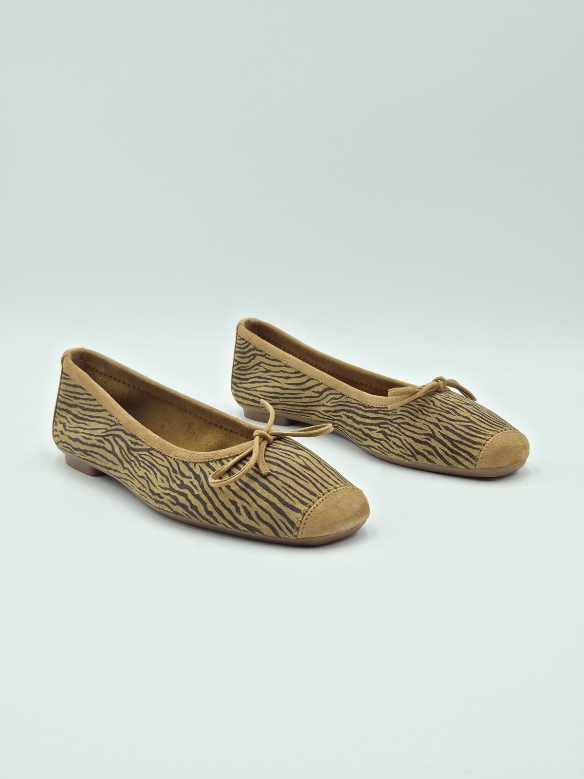 harmony zebra/cuir velours camel