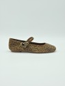 hamor cuir velours mini leo camel
