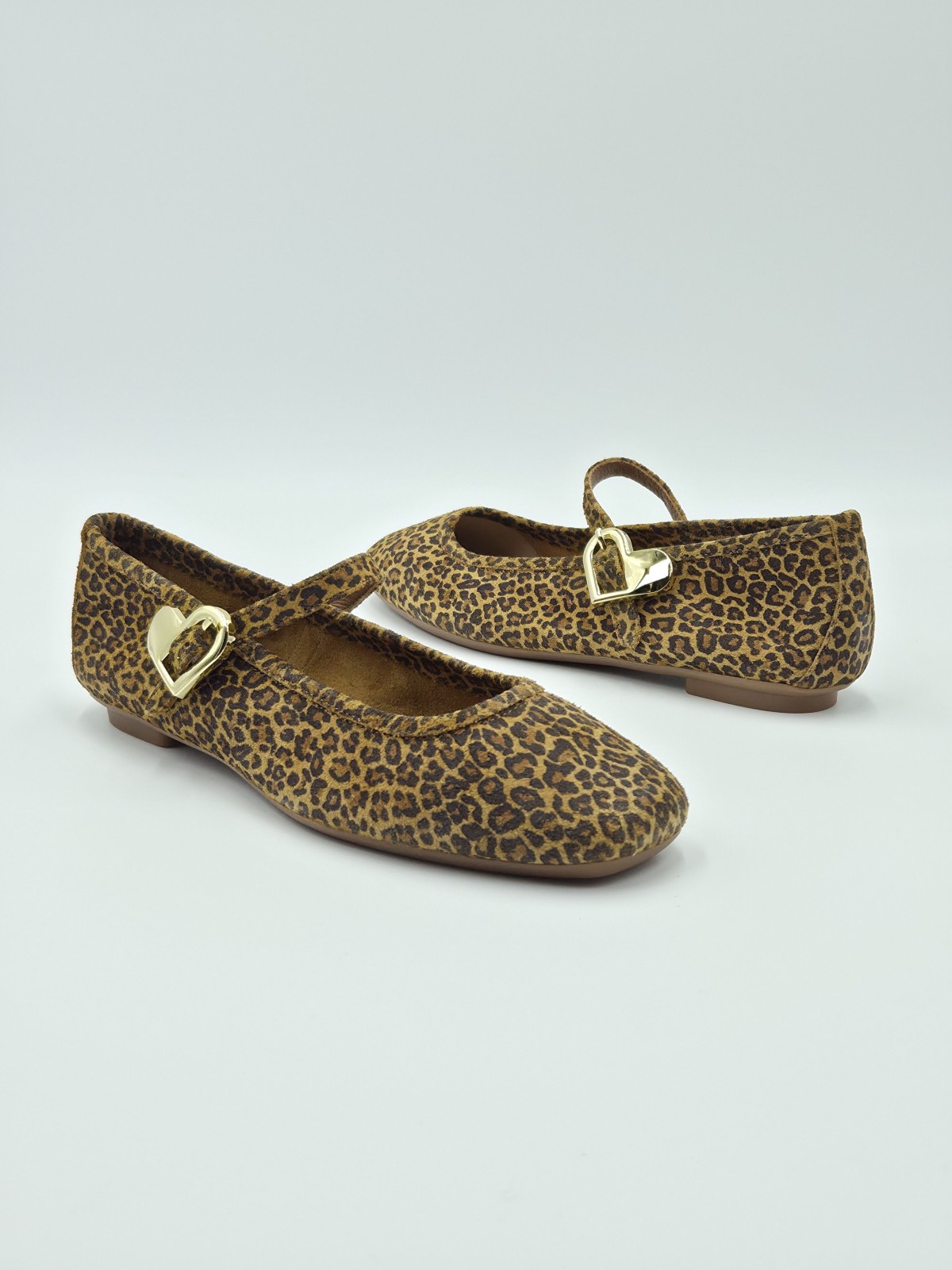 hamor cuir velours mini leo camel