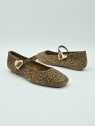 hamor cuir velours mini leo camel