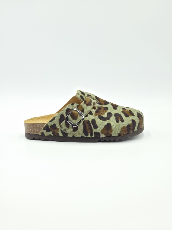 fae cuir leopard / olive