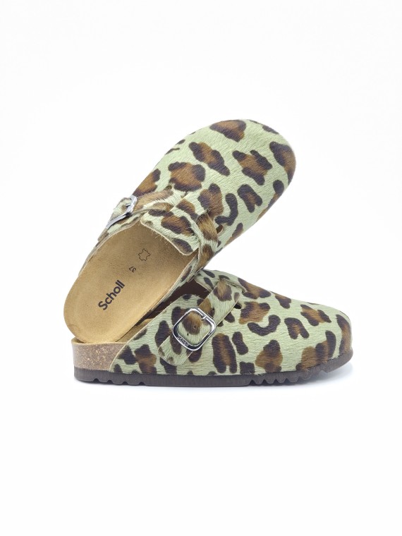 fae cuir leopard / olive