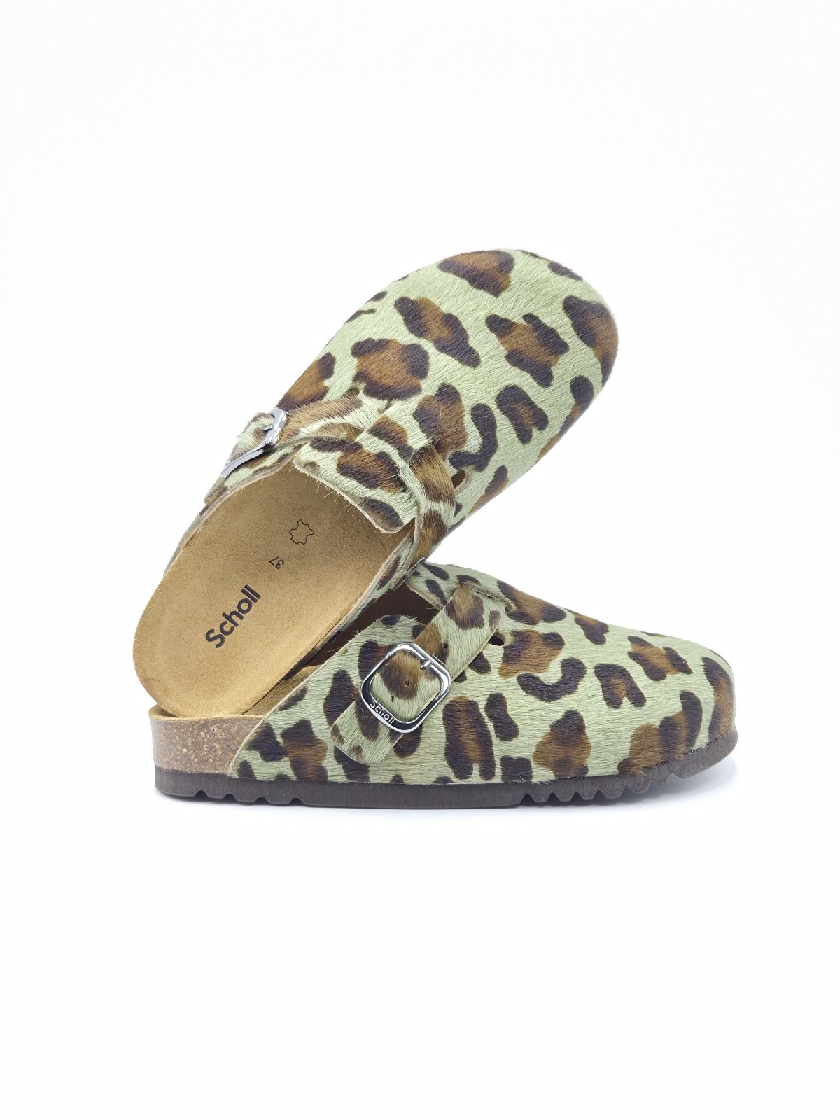 fae cuir leopard / olive
