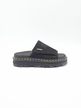 zebzag slide black e nubuck noir