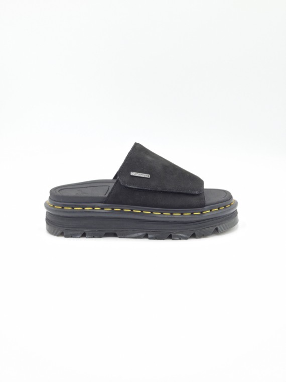 zebzag slide black e nubuck noir