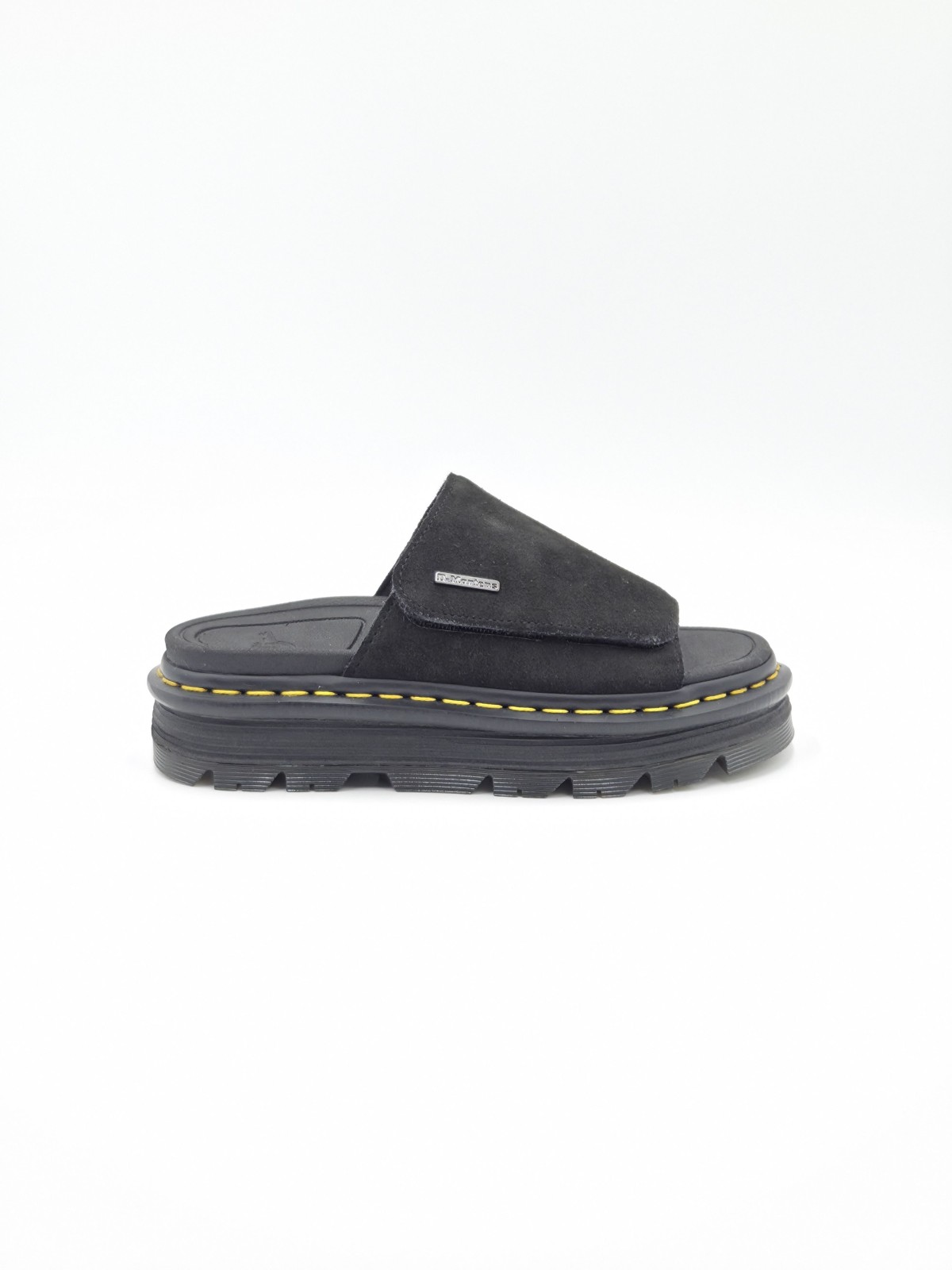 zebzag slide black e nubuck noir