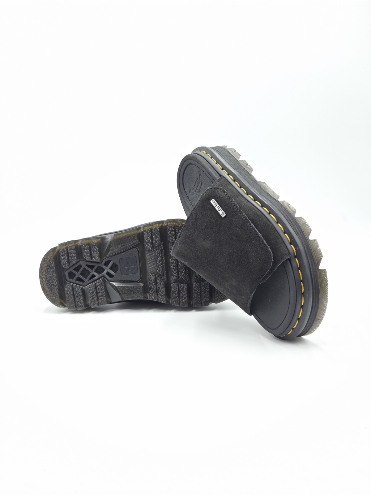 zebzag slide black e nubuck noir