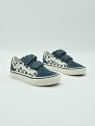 old skool v. nubuck/textile geo check mystic moss