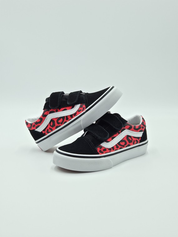 old skool v. nubuck/textile diva pink