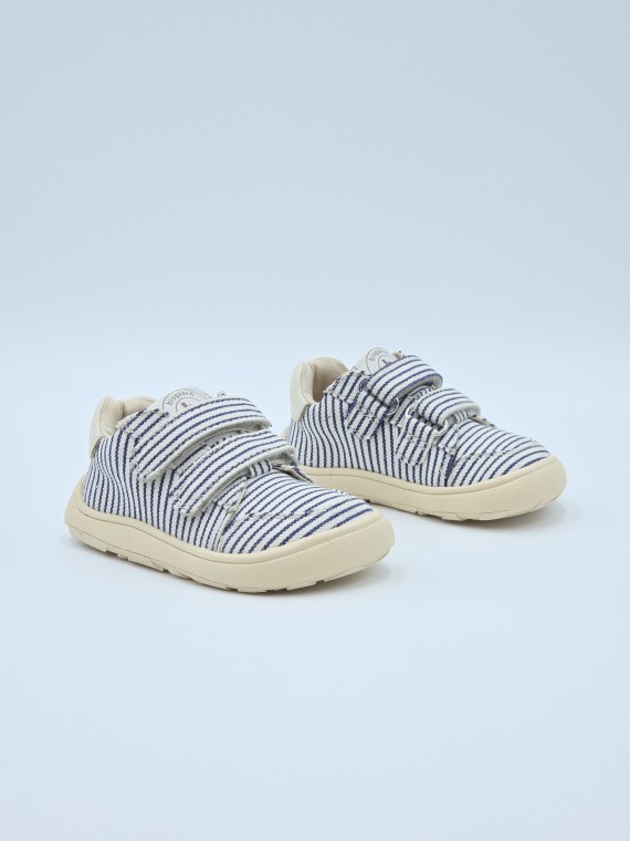 barefoot skipper textile bleu