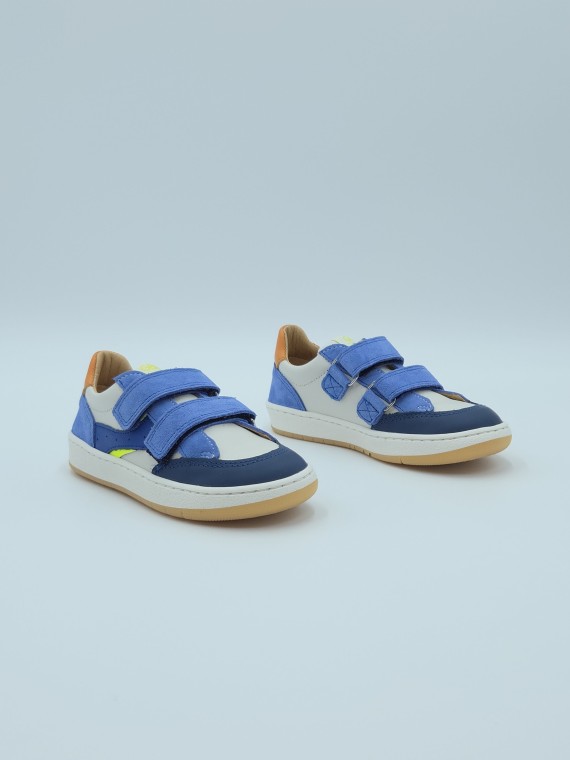 thais cuir blanc-jeans/lemon