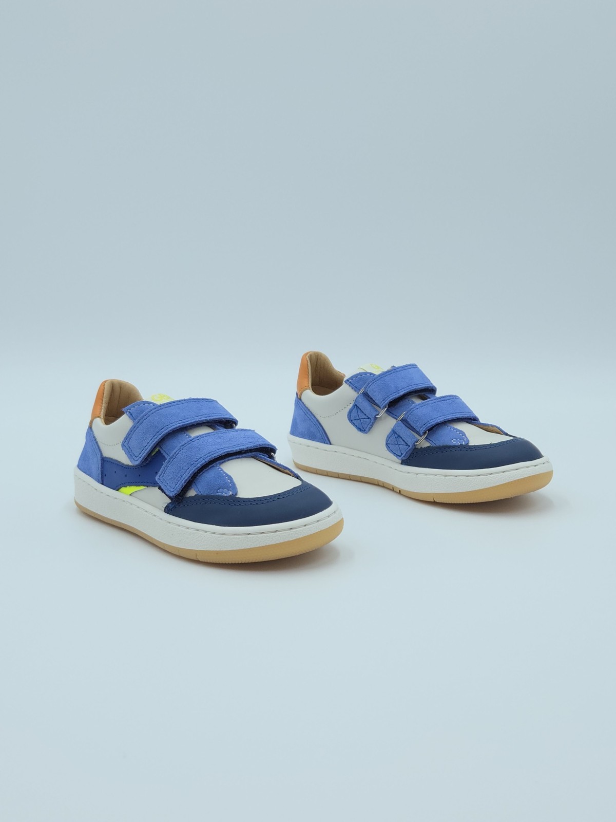 thais cuir blanc-jeans/lemon