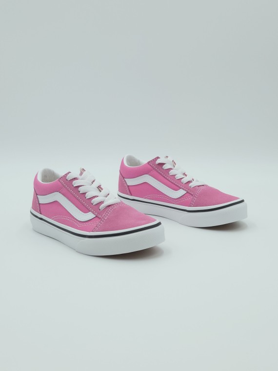old skool. nubuck/textile color theory pink fizz