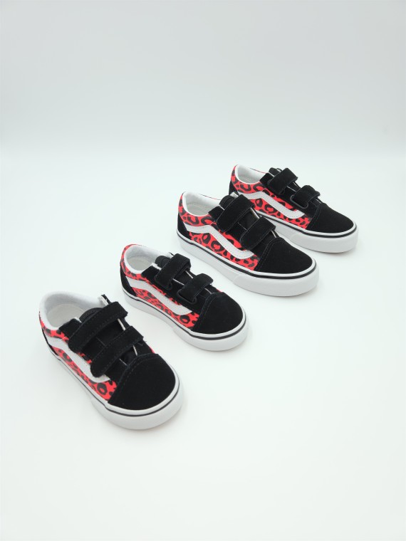 old skool v. nubuck/textile diva pink