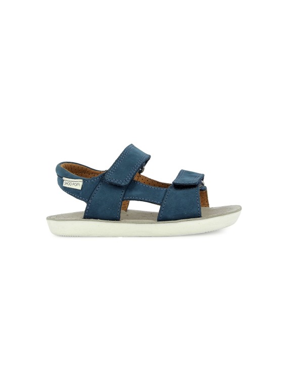 goa boy scratch nubuck blue steel