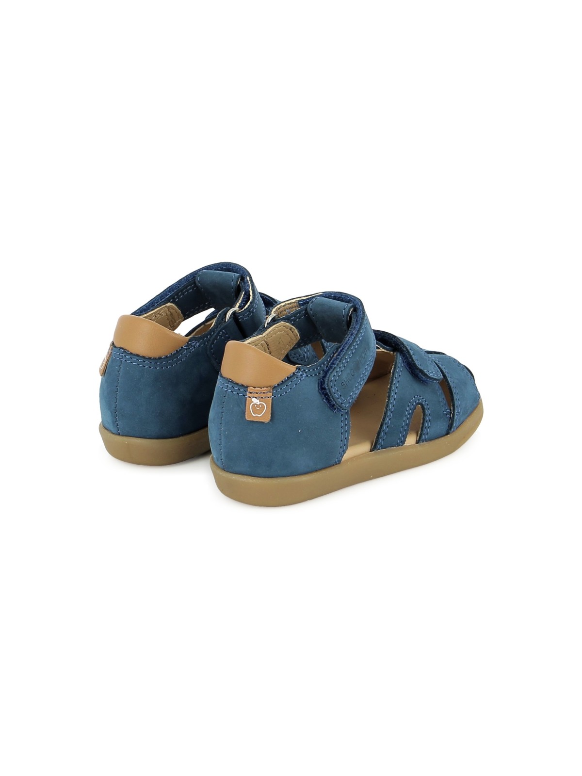 pika scratch nubuck steel blue-camel