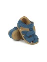 pika scratch nubuck steel blue-camel