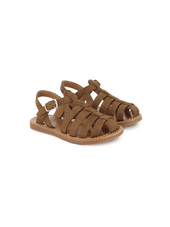 plage-stitch dad nubuck cognac