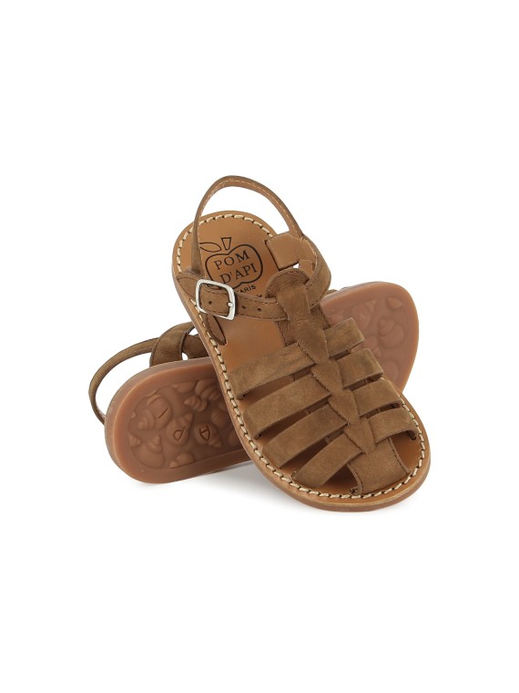 plage-stitch dad nubuck cognac
