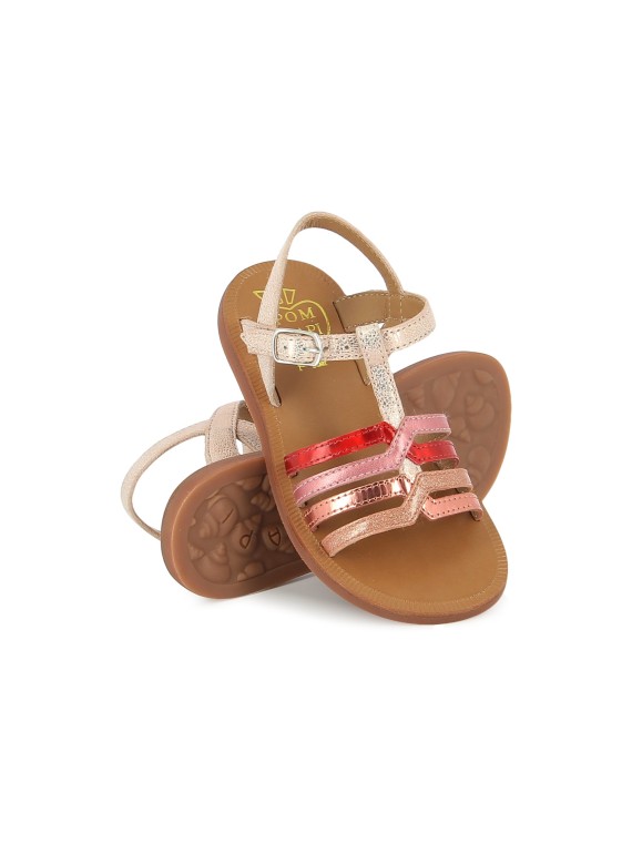 plagette new salome muestra-laminat nude-rose orange