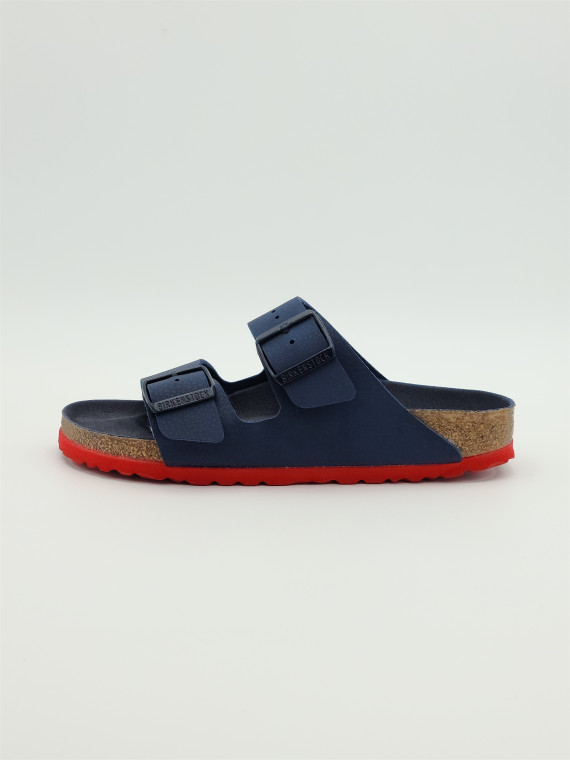 arizona kids cuir bleu/rouge desert soil