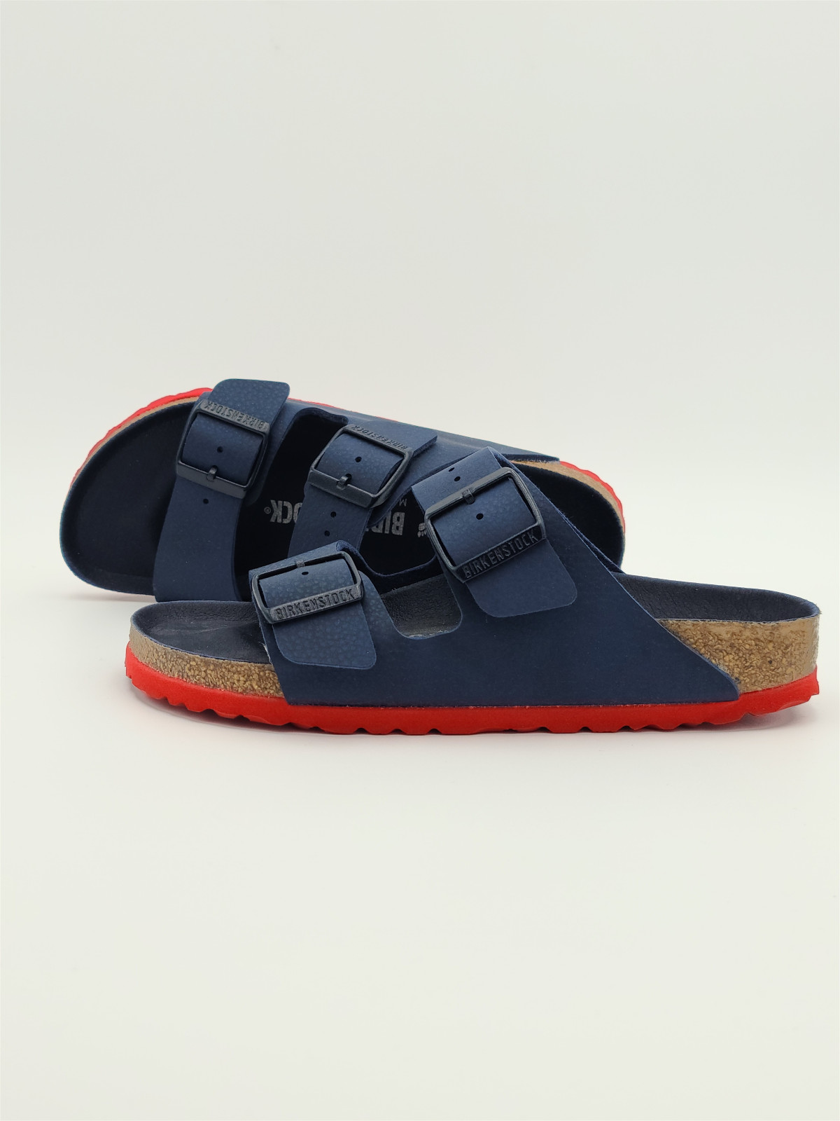 arizona kids cuir bleu/rouge desert soil