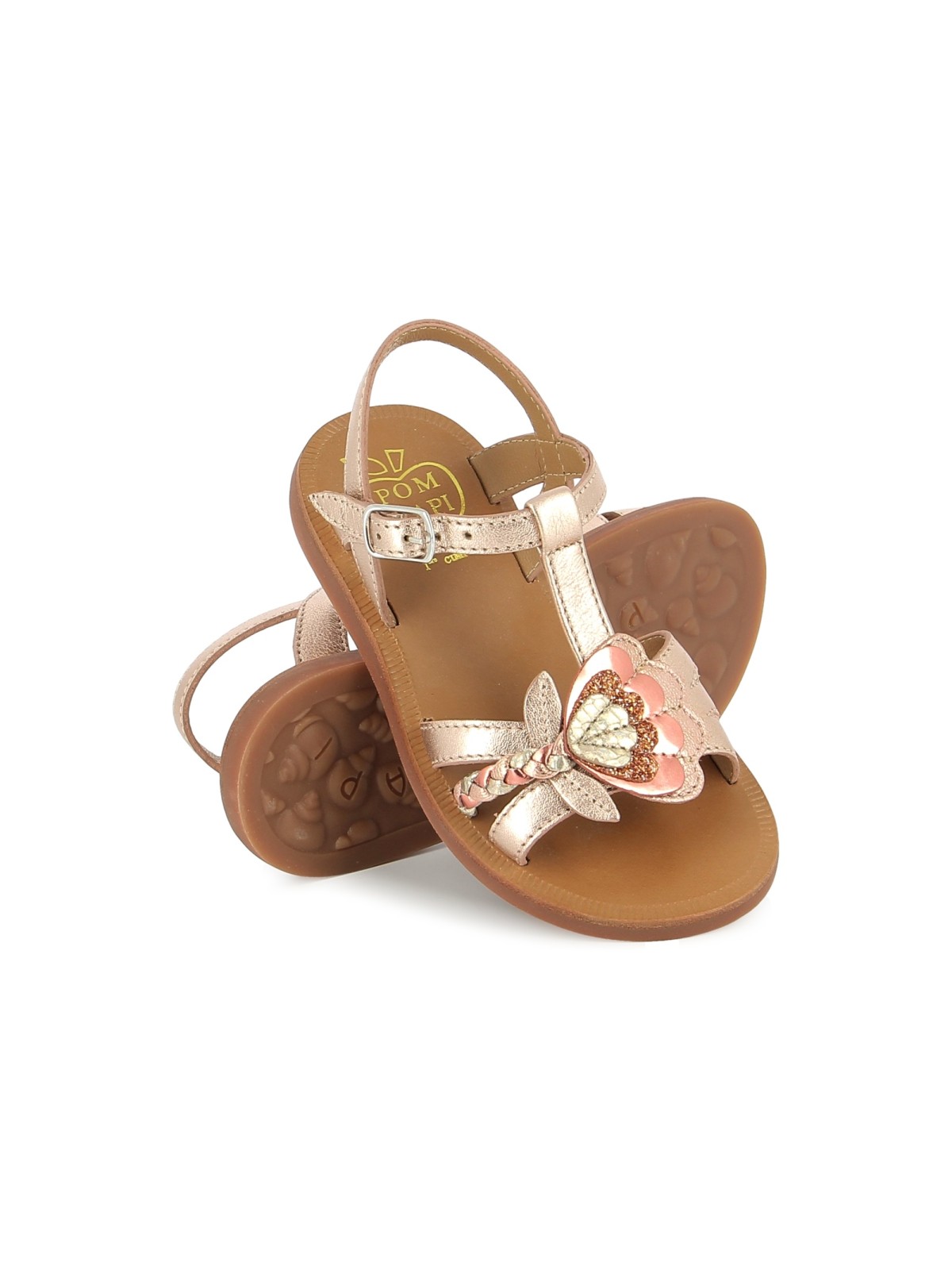 plagette alto laminato cuivre multi chic