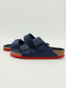 arizona kids cuir bleu/rouge desert soil