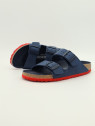 arizona kids cuir bleu/rouge desert soil