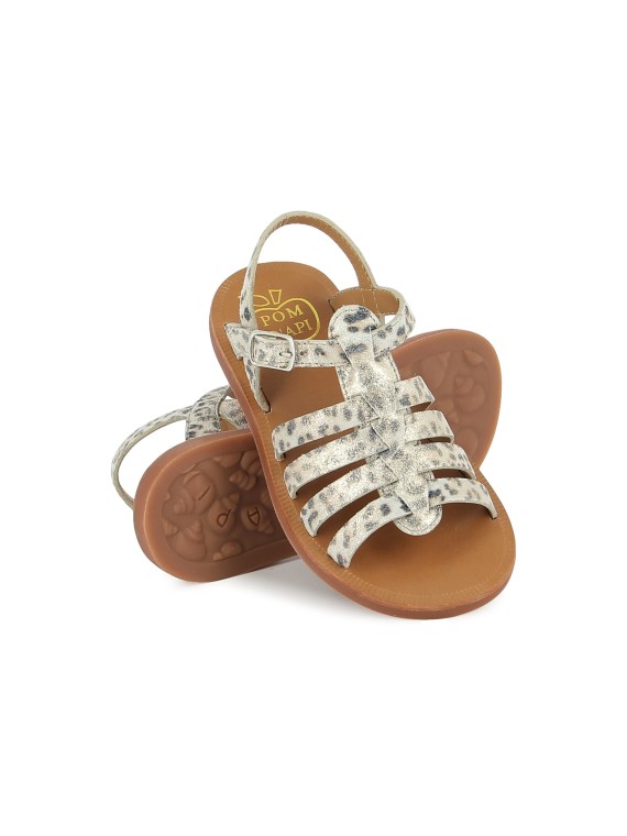 plagette strap jasper bianco platino