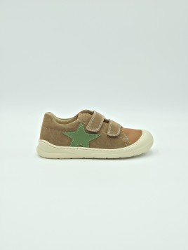 babe 2 nappa/suede spazzsole bone marron