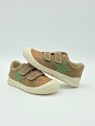 babe 2 nappa/suede spazzsole bone marron