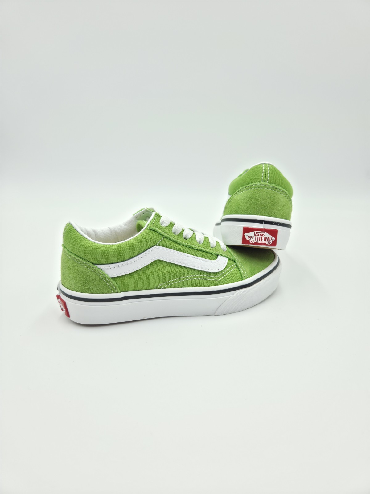 old skool. nubuck/textile lime burst color theory
