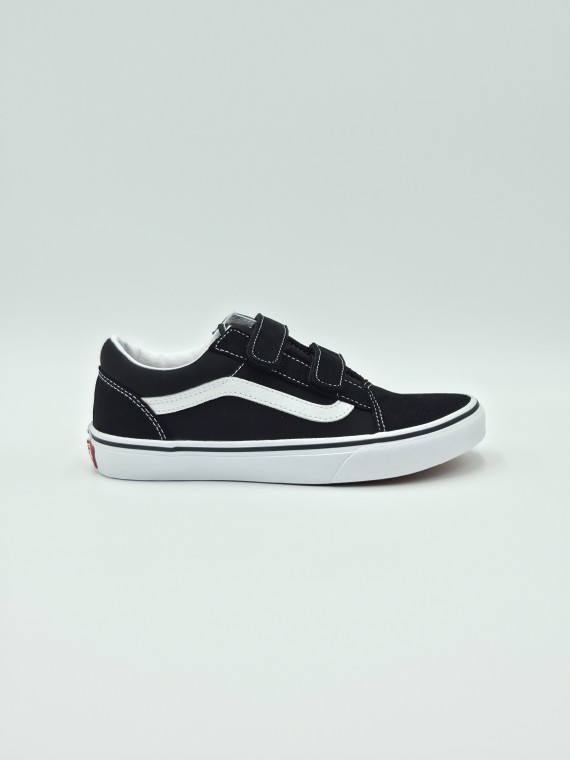 old skool v. nubuck/textile black/true white