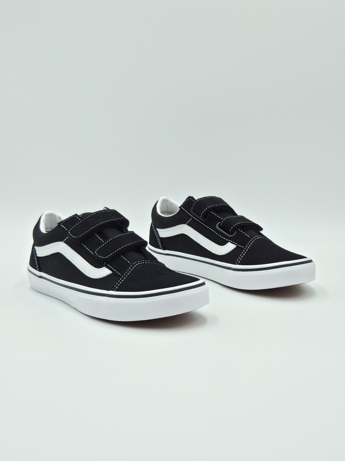 old skool v. nubuck/textile black/true white