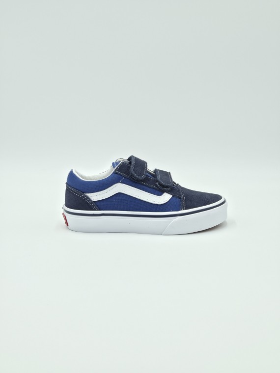 old skool v. nubuck/textile navy/true white