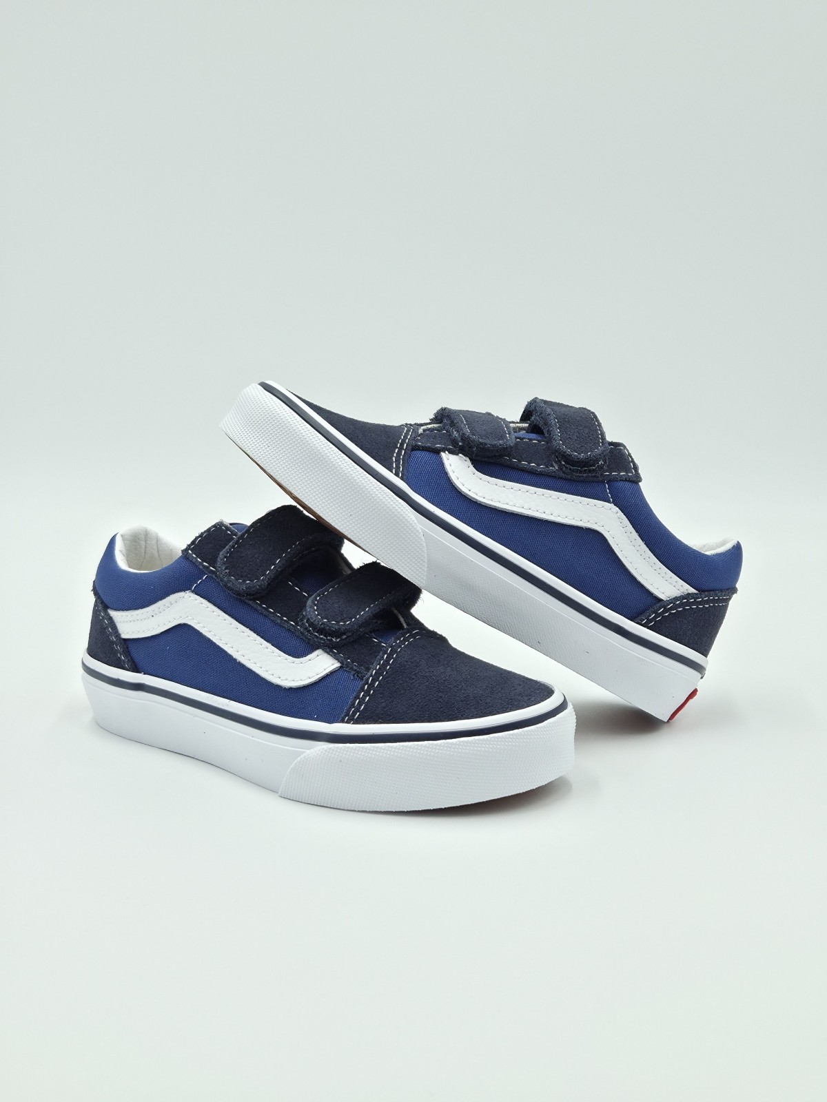 old skool v. nubuck/textile navy/true white