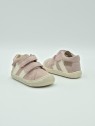 barefoot sabby vl suede/calf sole bone rose